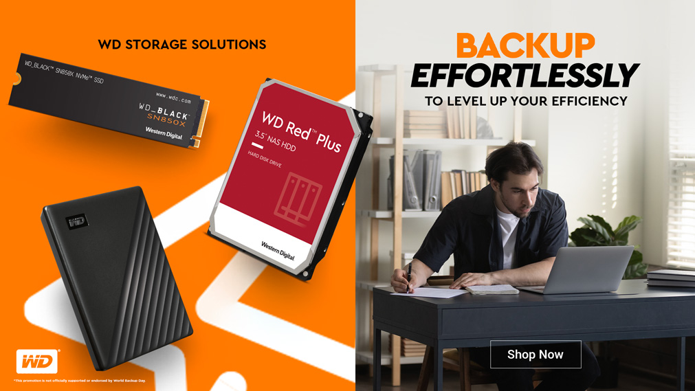 WD Storage Solutions Memory Express Backup Effortlessly to level up