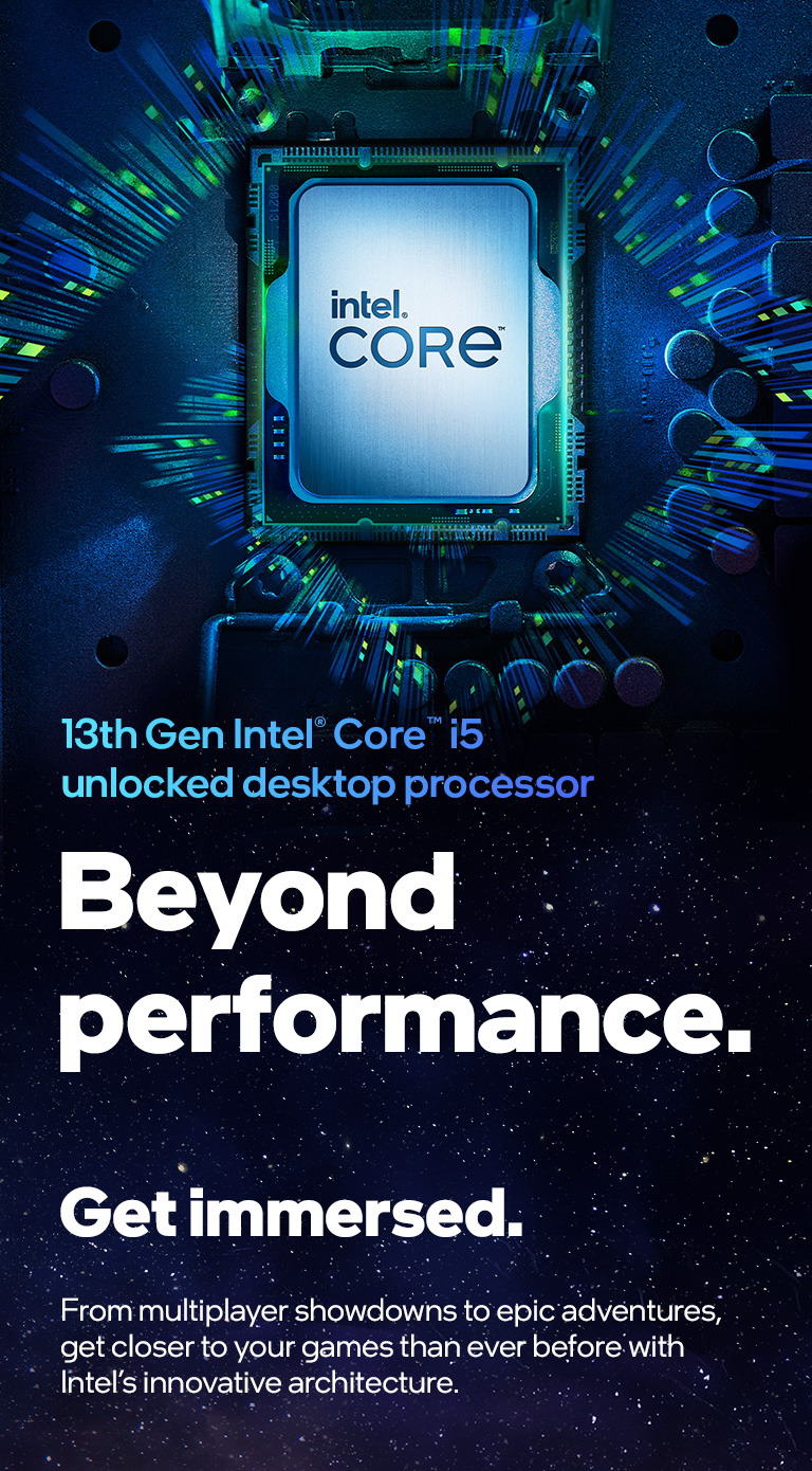 Intel Core™ i5-13600KF Processor, 3.5GHz w/ 14 (6P + 8E) Cores