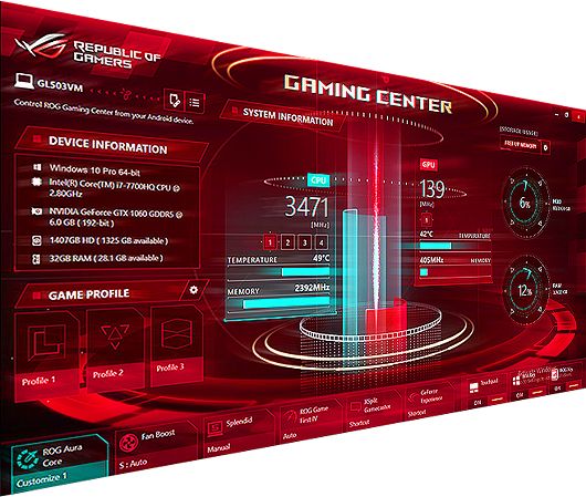 Rog gaming center не видит видеокарту