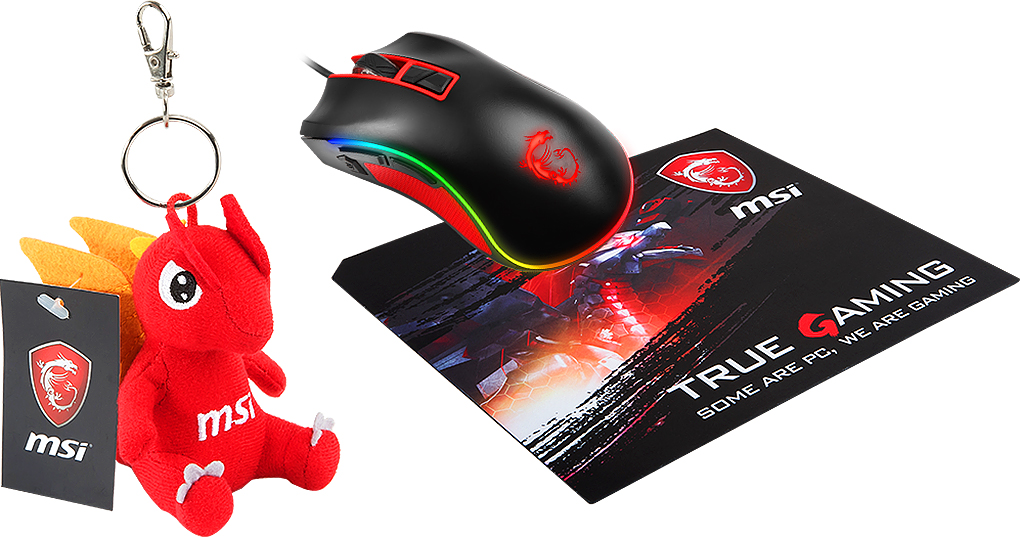 MSI GP Series Laptop Loot Box, Summer 2018 w/ MSI Lucky Keychain, MSI LED Mouse & MSI Mouse Pad