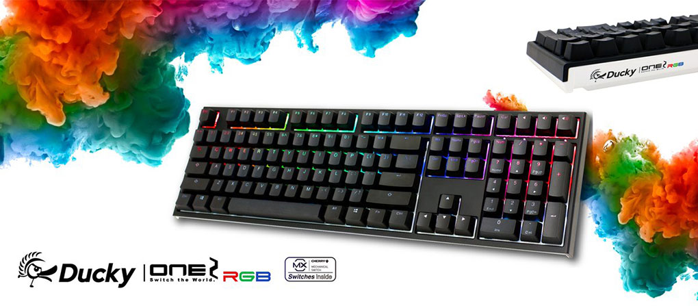 Ducky One 2 Rgb Mechanical Keyboard W Cherry Mx Brown Switches Gaming Keyboards Memory Express Inc