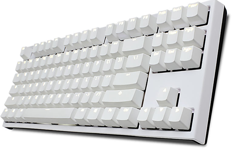 Ducky One 2 Mechanical Tkl Gaming Keyboard W Mx Cherry Brown Switches No Numeric Pad White Leds White Gaming Keyboards Memory Express Inc