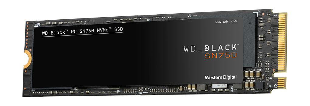 Disque Dur SSD Western Digital Black SN750 250Go - M.2 NVMe Type