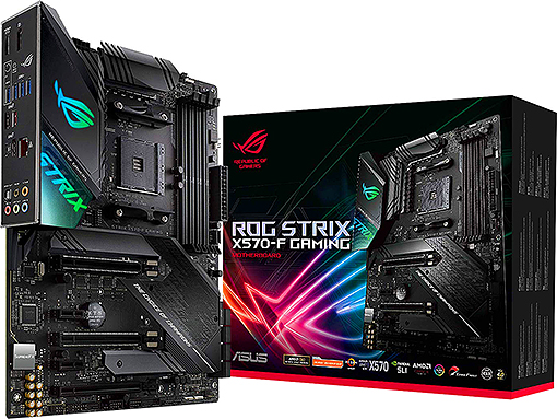 Asus Rog Strix X570 F Gaming W Ddr4 7 1 Audio Gigabit Lan Sli 3 Way Crossfire Amd Am4 Boards Memory Express Inc