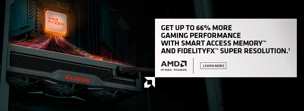 EXPERIENCE THE ULTIMATE GAMING PLATFORM - AMD Ryzen Processors with AMD Radeon Graphics Cards