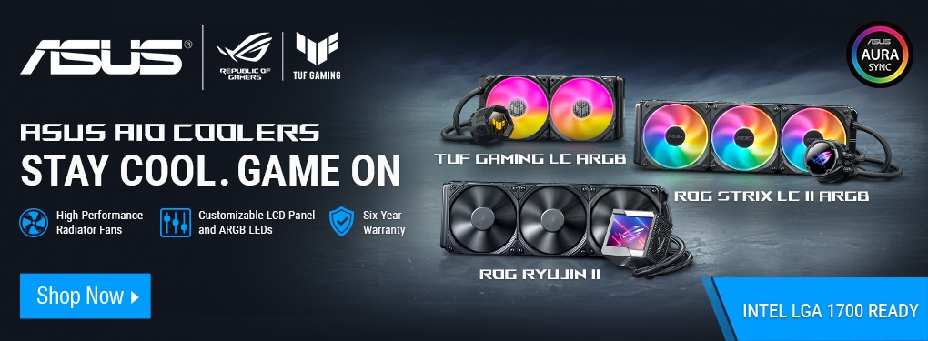 Asus AIO Cooler - Stay Cool and Game On ( Sept 7 - Oct 15, 2022)