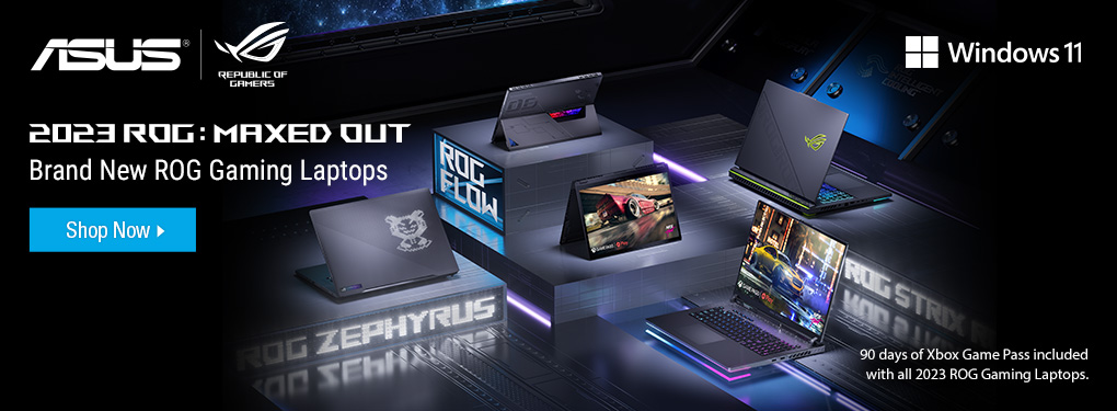 ASUS May Mayhem Laptops - Maxed Out with new ROG Gaming Laptops.