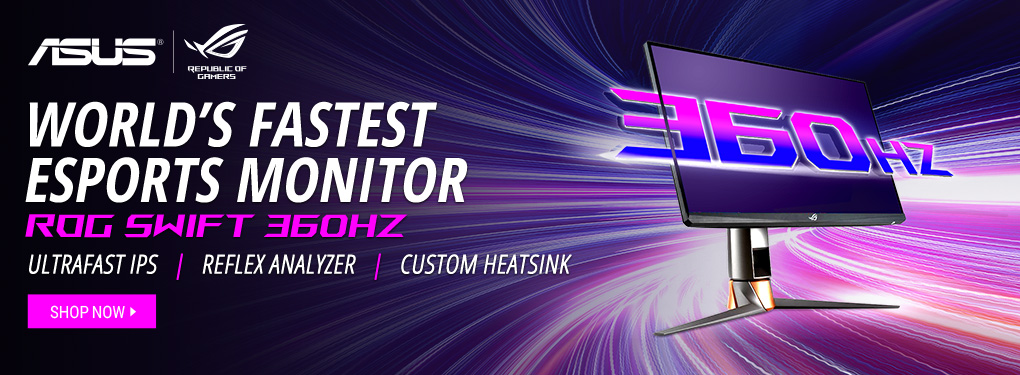 World's Fastest Esports Monitor - The ASUS ROG Swift PG259QNR 360Hz Gaming Monitor