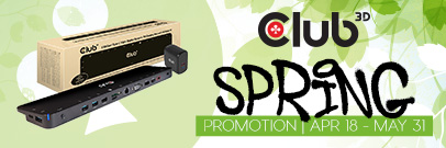 Club 3D Spring Promotion (Apr 18 - May 31, 2024)