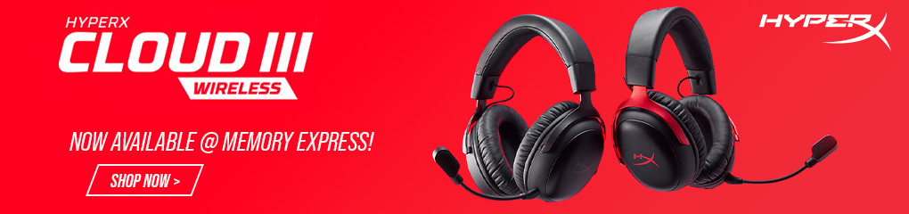 HyperX Cloud III Wireles - Now Available at Memory Express!