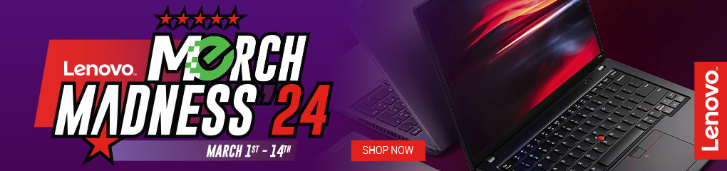 Save on select Lenovo Systems during MErch Madness! (Mar 1-14, 2024)