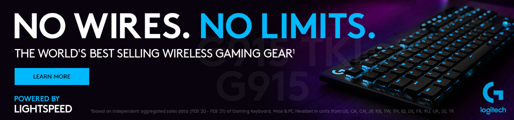 No Wires. No Limits. Logitech G915 & G915 TKL LIGHTSPEED Wireless Gaming Keyboards!