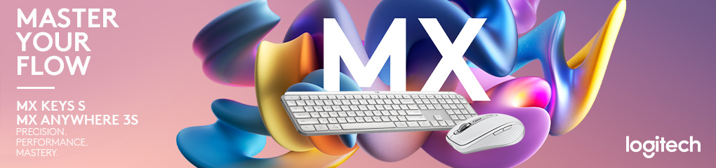 Master Your Flow. Logitech MX Keys S Keyboard & MX Anywhere 3S Wireless Mobile Mouse
