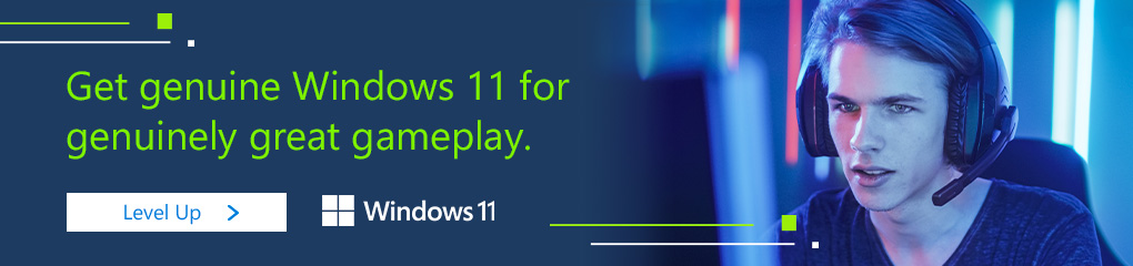 Get Gaming-changing gameplay with genuine Windows 11.  Build your custom gaming PC today with Memory Express!
