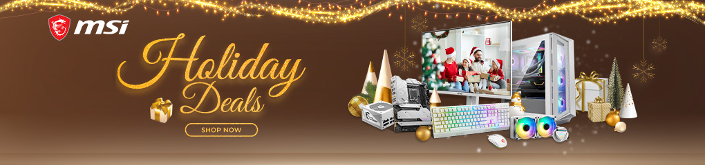 MSI Holiday Deals on PC Components! (Dec 1-16, 2022)