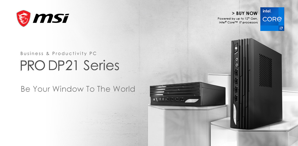 MSI PRO DP21 Series Business and Productivity PC - Be Your Window to the World