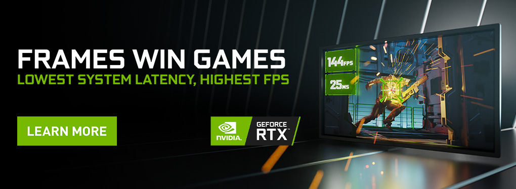 GeForce RTX: Frames Win Games