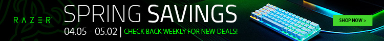 Razer Spring Savings (Apr 5 - May 2, 2024)