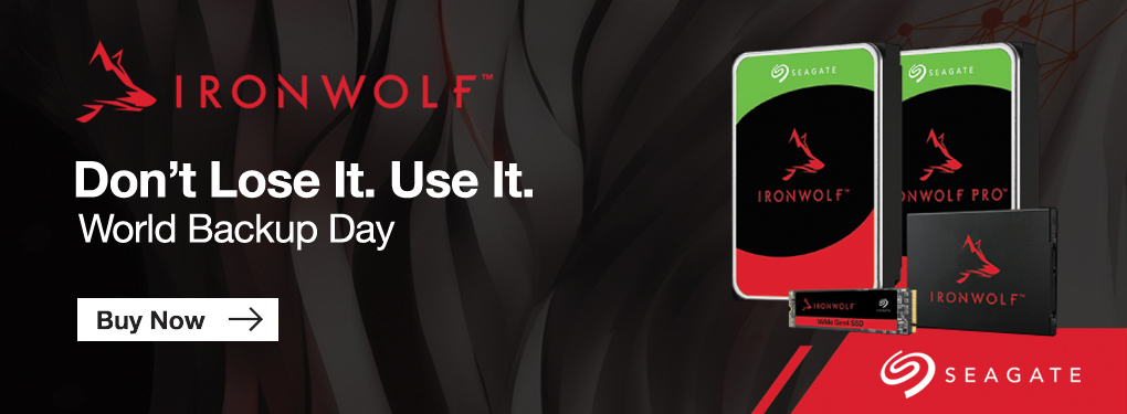 Tough, Ready, Scaleable Backup for NAS. Get Ready for World Backup Day with IronWolf