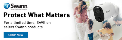 Protect What Matters.  Save now on select Swann Security Products (May 9 - Jun 6, 2024)