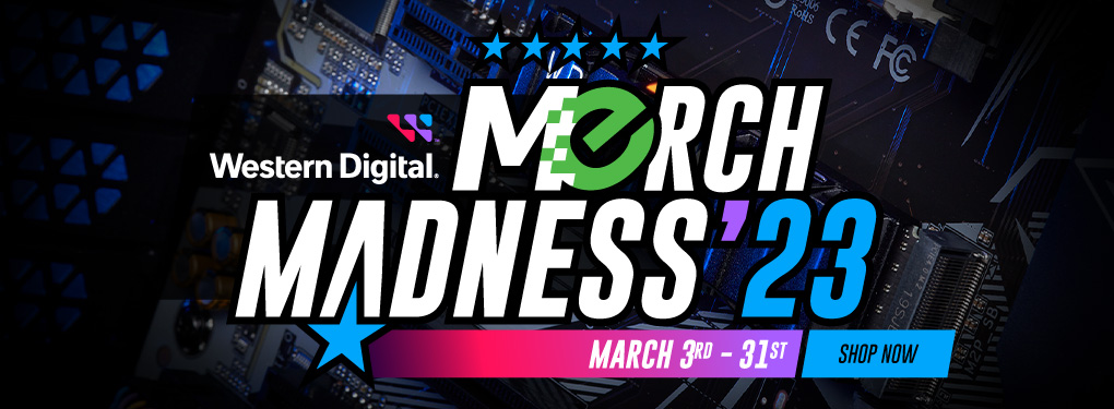 Western Digital MErch Madness Sale (Mar 3-31, 2023)