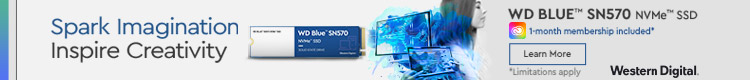 WD Blue SN570 NVMe SSD (Dec 8 - Jan 31 2022)