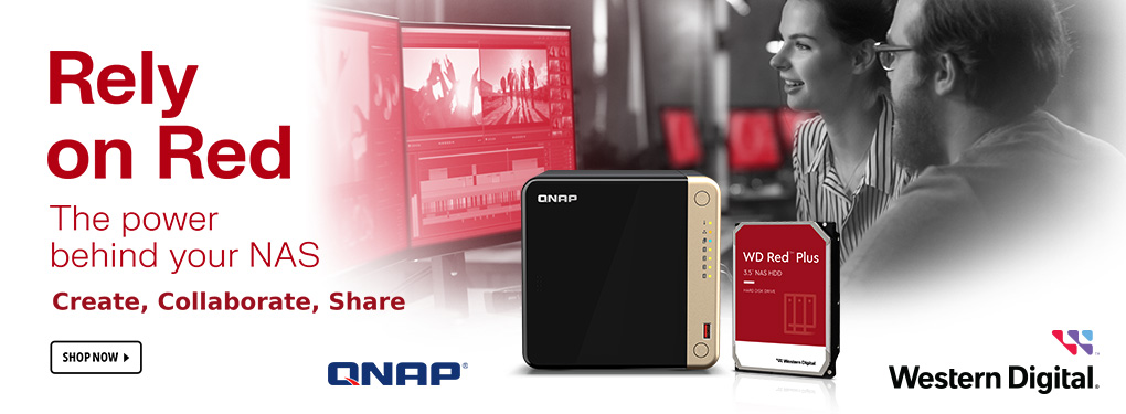 Rely on Red - The power behind your NAS. Bundle and Save with select WD Red and QNAP NAS Bundles! (Mar 25 - Apr 7, 2024)