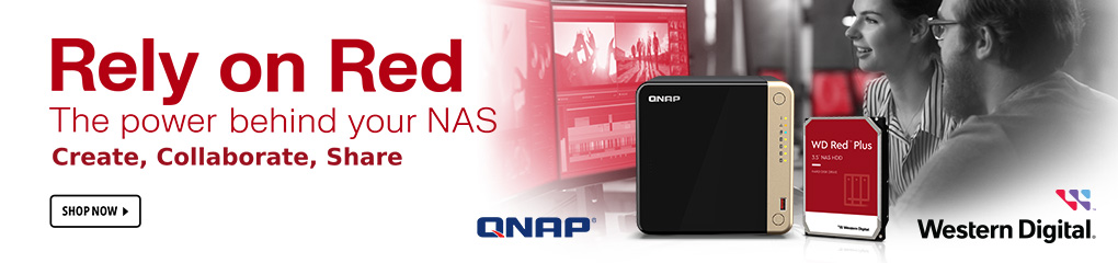 Rely on Red - The power behind your NAS. Bundle and Save with select WD Red and QNAP NAS Bundles! (Mar 25 - Apr 7, 2024)