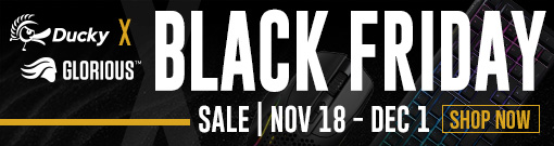 Ducky x Glorious BLACK FRIDAY Sale (Nov 18 - Dec 1, 2022)