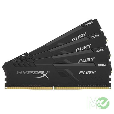 MX00112328 HyperX Fury 128GB DDR4 2666MHz CL16 Quad Channel Kit (4 x 32GB), Black 