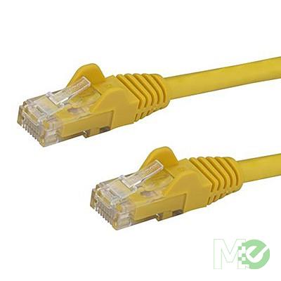 MX00112389 Snag-less Cat 6 Patch Cable, Yellow, 100ft.