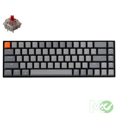 MX00112628 K6 Wireless RGB Aluminum Mechanical Keyboard, Gateron Red Switches