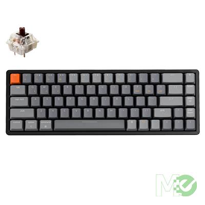MX00112638 K6 Wireless RGB Aluminum Mechanical Keyboard, Gateron Brown Switches