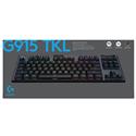 MX00112652 G915 TKL Lightspeed Wireless RGB Mechanical Gaming Keyboard, w/ Linear GL Switches