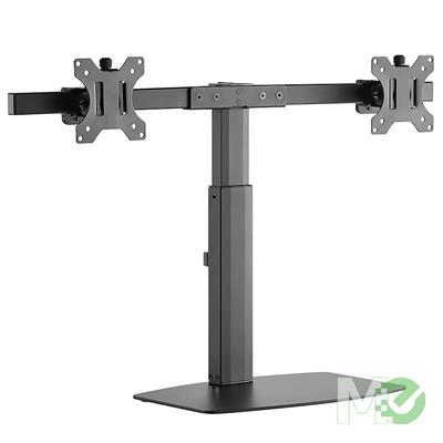 MX00112655 2EZH Dual Screen Pneumatic Vertical Lift Monitor Stand, Black