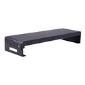 MX00112720 DMS Dual Monitor Stand / Riser  w/ 4 AC & 2 USB Charge Ports