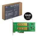 MX00112827 Dual M.2 SSD RAID PCIe X4 Host Card