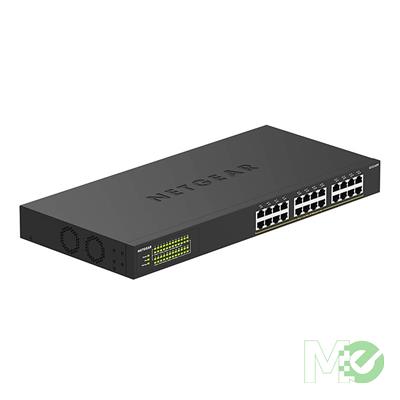 MX00112913 GS324PP 24-Port Gigabit Ethernet Unmanaged High-Power PoE+ Switch 