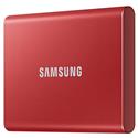 MX00113016 Portable T7 SSD, 500GB w/ USB 3.2 Gen2 Type-C, Metallic Red