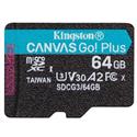 MX00113102 Canvas Go Plus Class 10 UHS-I A2 U3 microSDXC Card, 64GB w/ Adapter 