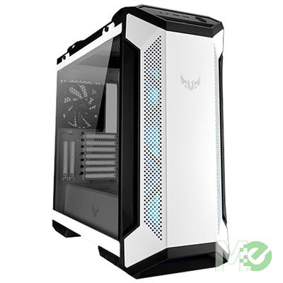 MX00113154 TUF Gaming GT501 White Edition Mid-Tower Computer Case w/ Smoked Tempered Glass 