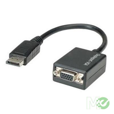 MX00113396 DisplayPort to VGA Adapter M/F , Black