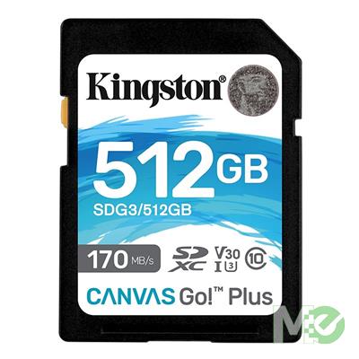 MX00113479 Canvas Go Plus UHS-I SD Card, 512GB