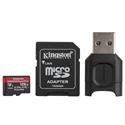 MX00113487 Canvas React Plus Class 10 UHS-II A1 microSDXC Memory Card, 128GB w/ MobileLite Plus microSD Reader, Adapter 
