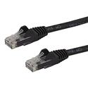 MX00113538 Snag-less Cat 6 Patch Cable, Black, 75ft.