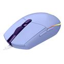 MX00113843 G203 LIGHTSYNC RGB Wired Gaming Mouse, Lilac