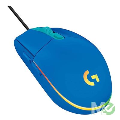 MX00113844 G203 LIGHTSYNC RGB Wired Gaming Mouse, Blue