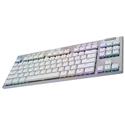 MX00113851 G915 TKL LIGHTSPEED Wireless RGB Mechanical Gaming Keyboard, w/ Tactile GL Switches, White