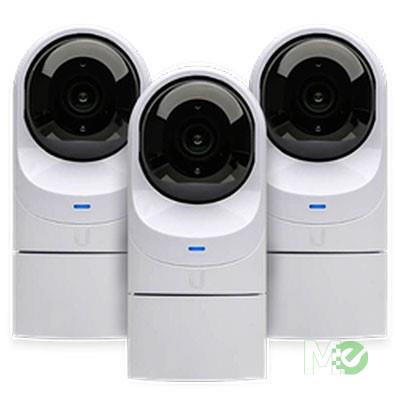 MX00114043 UniFi G3 Flex 2MP 1080p Indoor/Outdoor PoE Network Cameras, 3-Pack