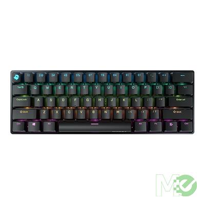 MX00114256 A1 60% RGB Wireless Aluminum Mechanical Gaming Keyboard, Black w/ Cherry MX Brown Switches 
